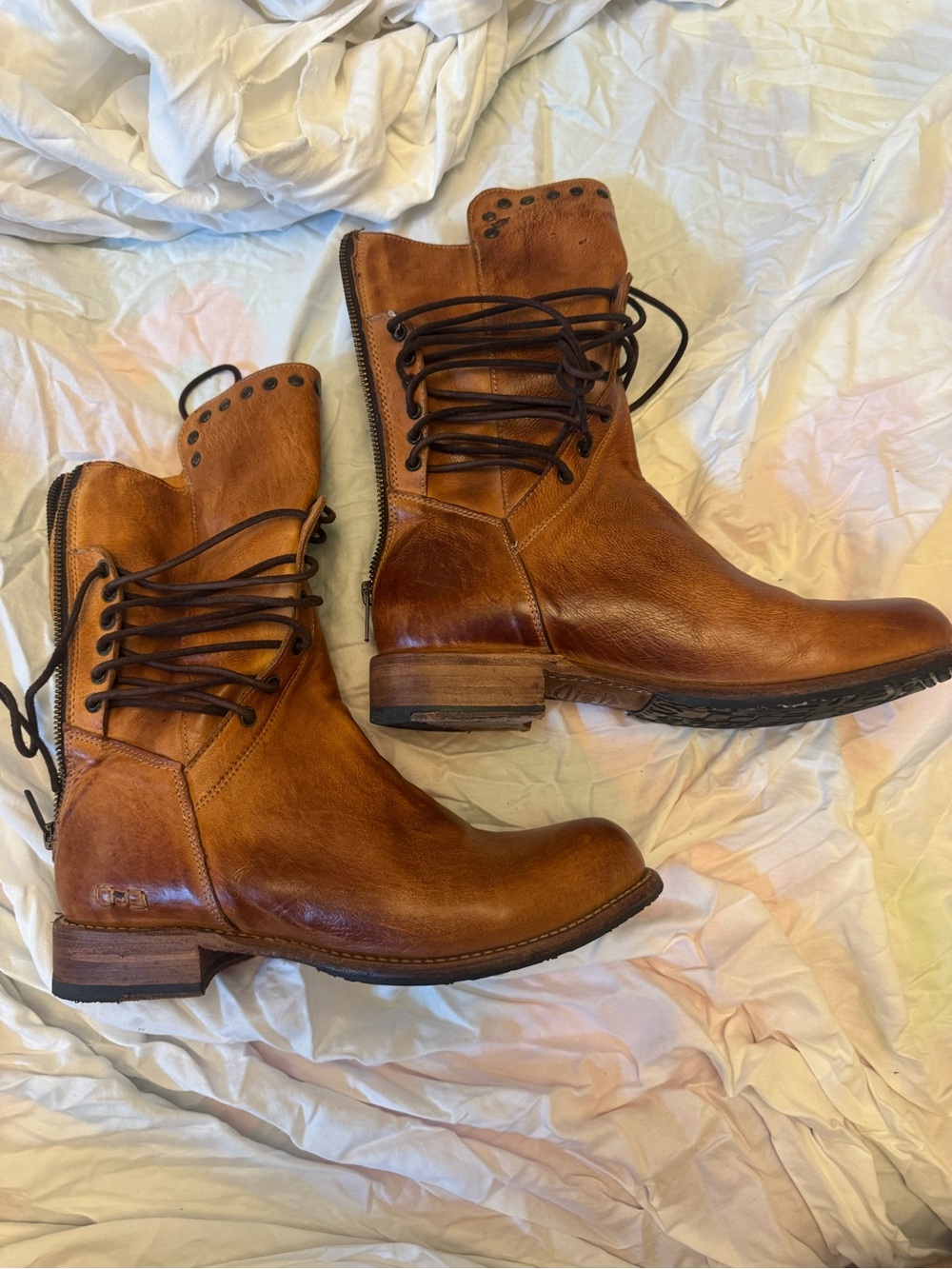 Bed Stu Fen Mid Calf Leather Boot. 9